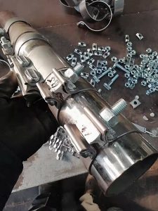 304 Stainless Steel Preformed Lap Joint Exhaust Muffler Pipe Band Clam (3)