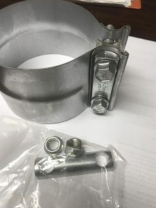304 Stainless Steel Preformed Lap Joint Exhaust Muffler Pipe Band Clam (8)304 Stainless Steel Preformed Lap Joint Exhaust Muffler Pipe Band Clam (8)