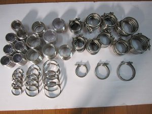 High Quality SS304 Hose Clamp Stainless Steel V Band Clamp Exhaust (2)