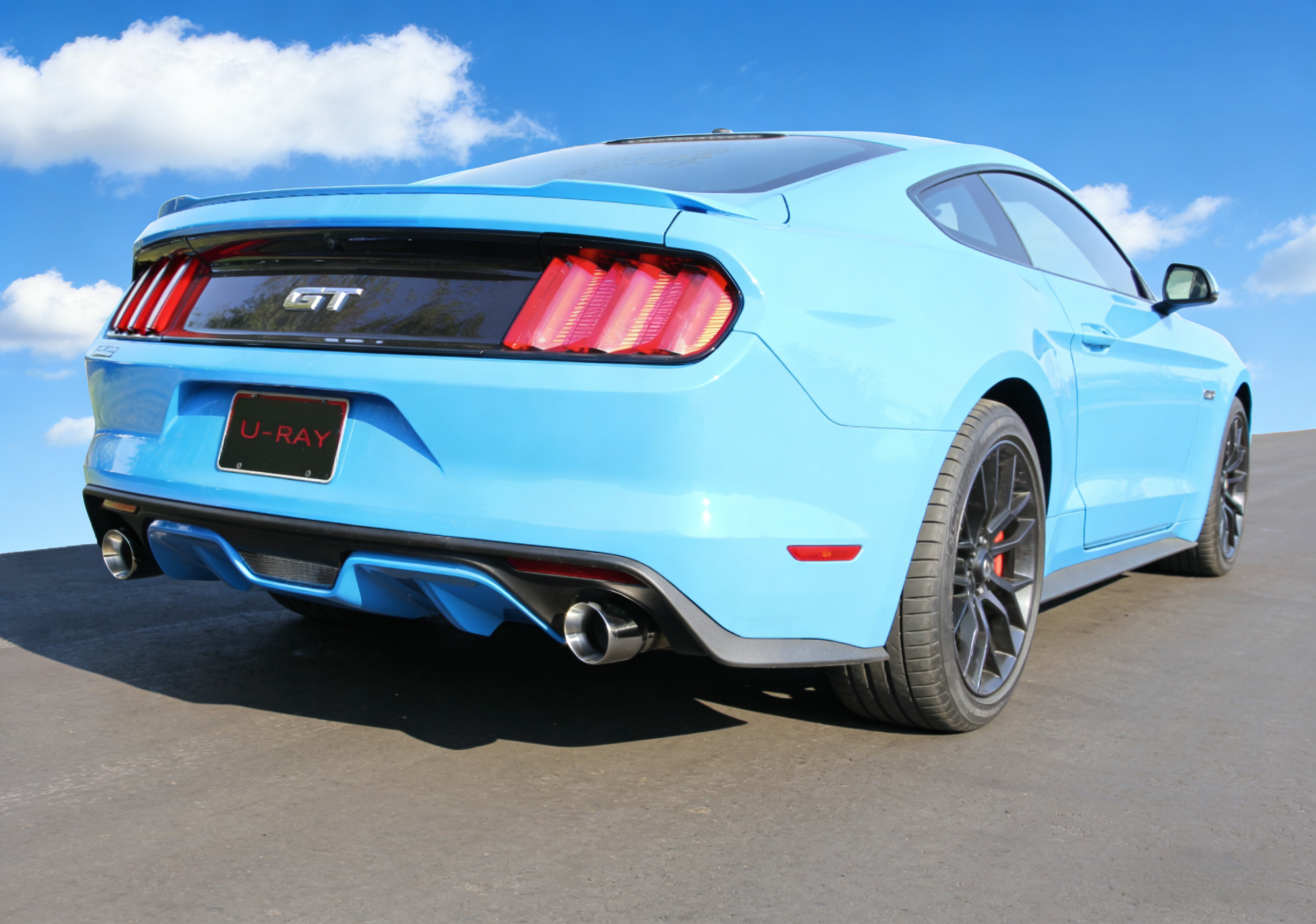 Mustang GT Axle Back Exhaust 2015-2017 Factory - Image 2