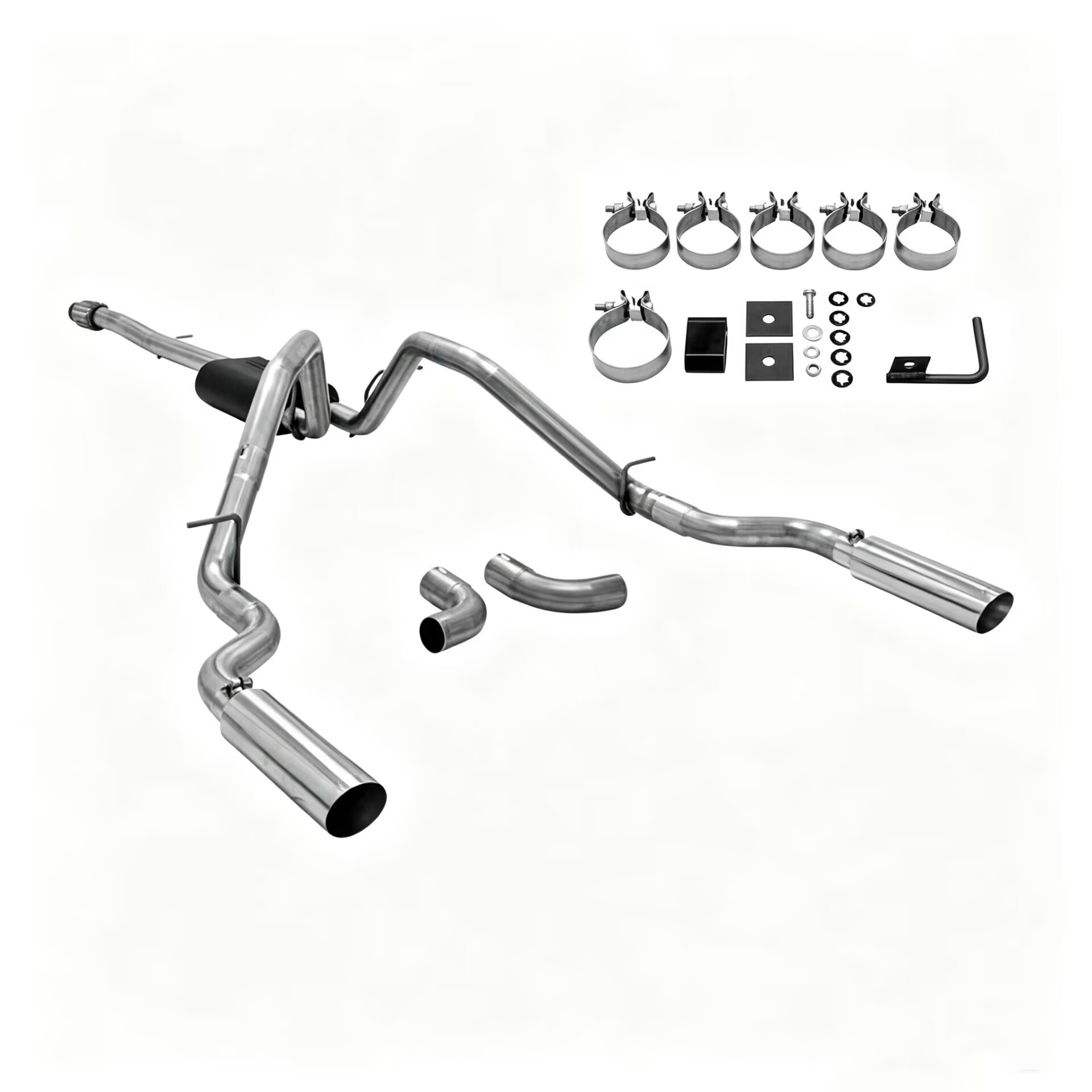 Cat-Back Exhaust for 2014-19 Silverado 1500 5.3L Factory - Image 2