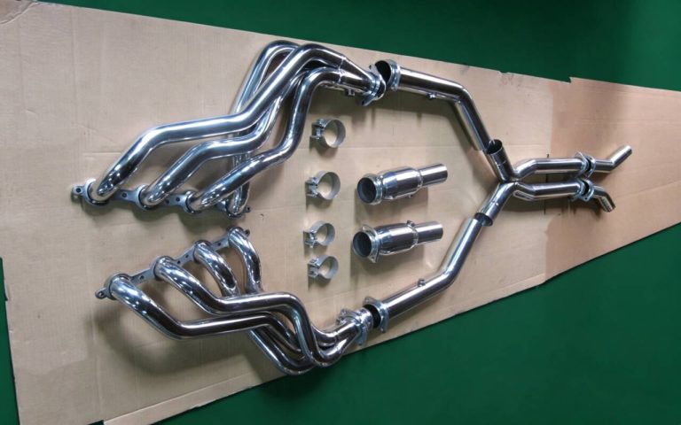OEM/ODM stainless steel long-tube headers with X-pipe cat-back exhaust system