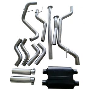2009-2021 Toyota Tundra cat-back exhaust system for 4.6L 4.7L 5.7L 145-inch wheelbase